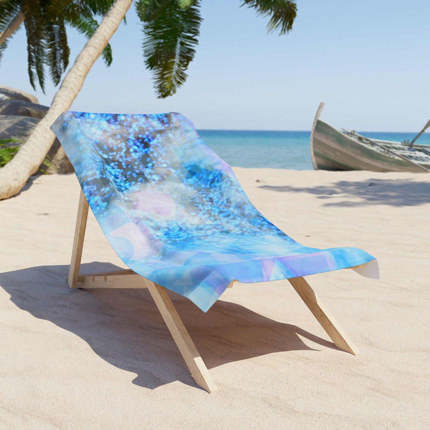 Sapphire Softly: Beach Towel