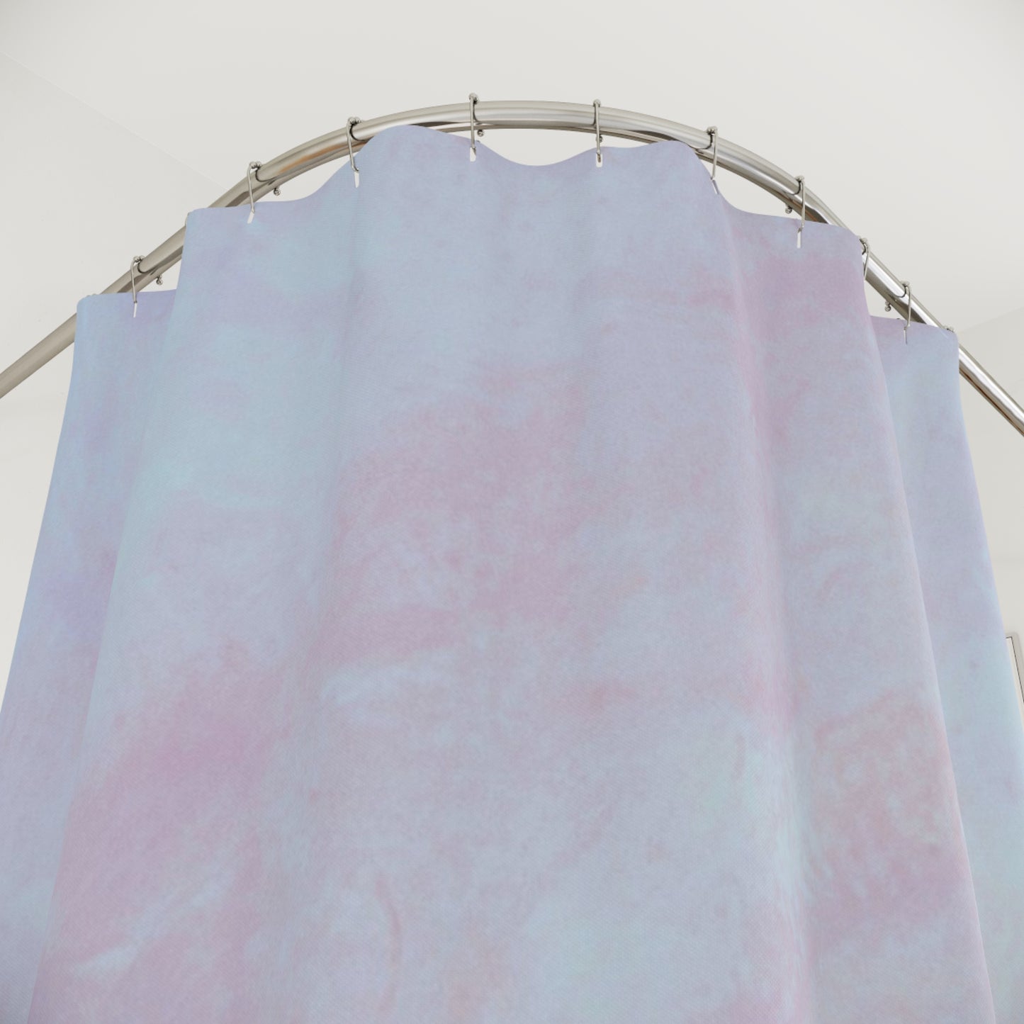 Summit of Love: Pastel Dream Shower Curtain, Soft Bathroom Decor, Calm Home Vibe, Ethereal Chic Style, Perfect for Gifts and Home Refresh