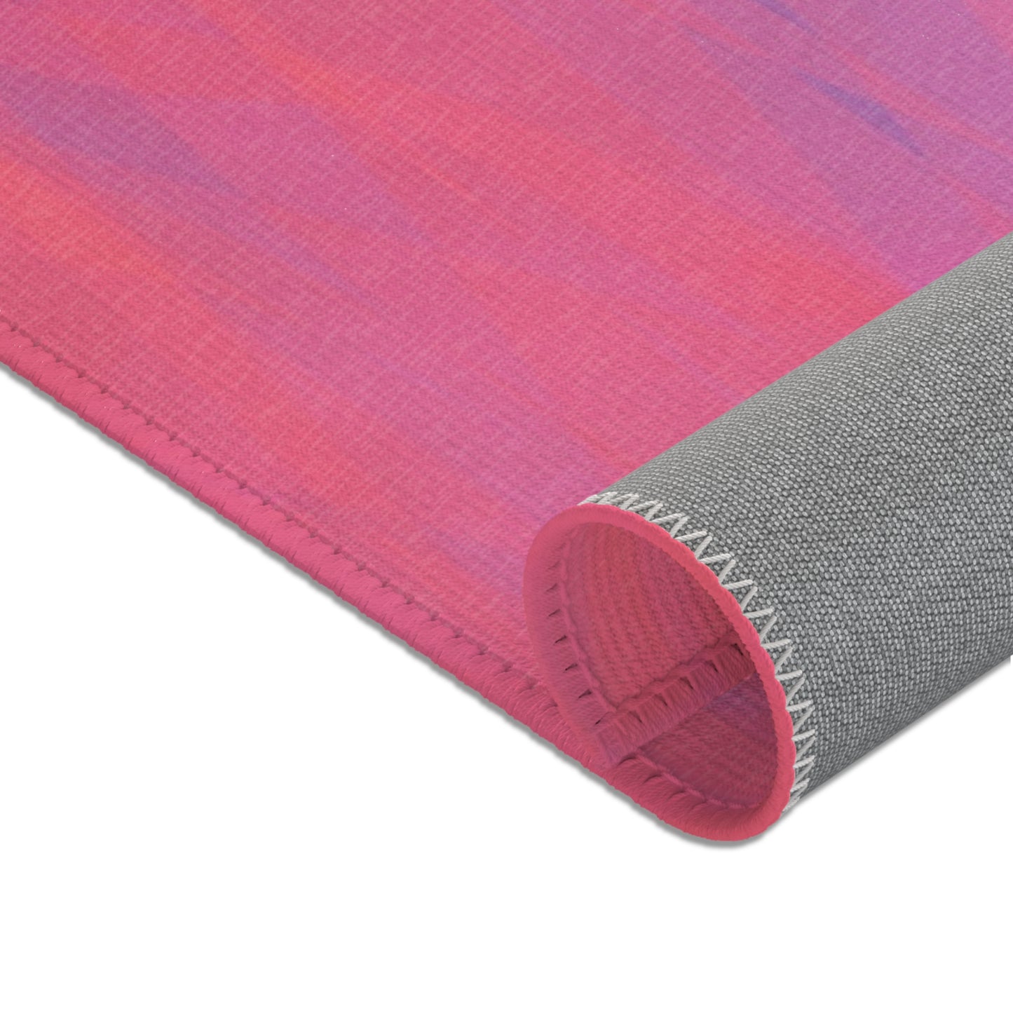 Aphrodite: 24"x36" Elegant Abstract Area Rug - Warm Pink and Purple Ombre Design