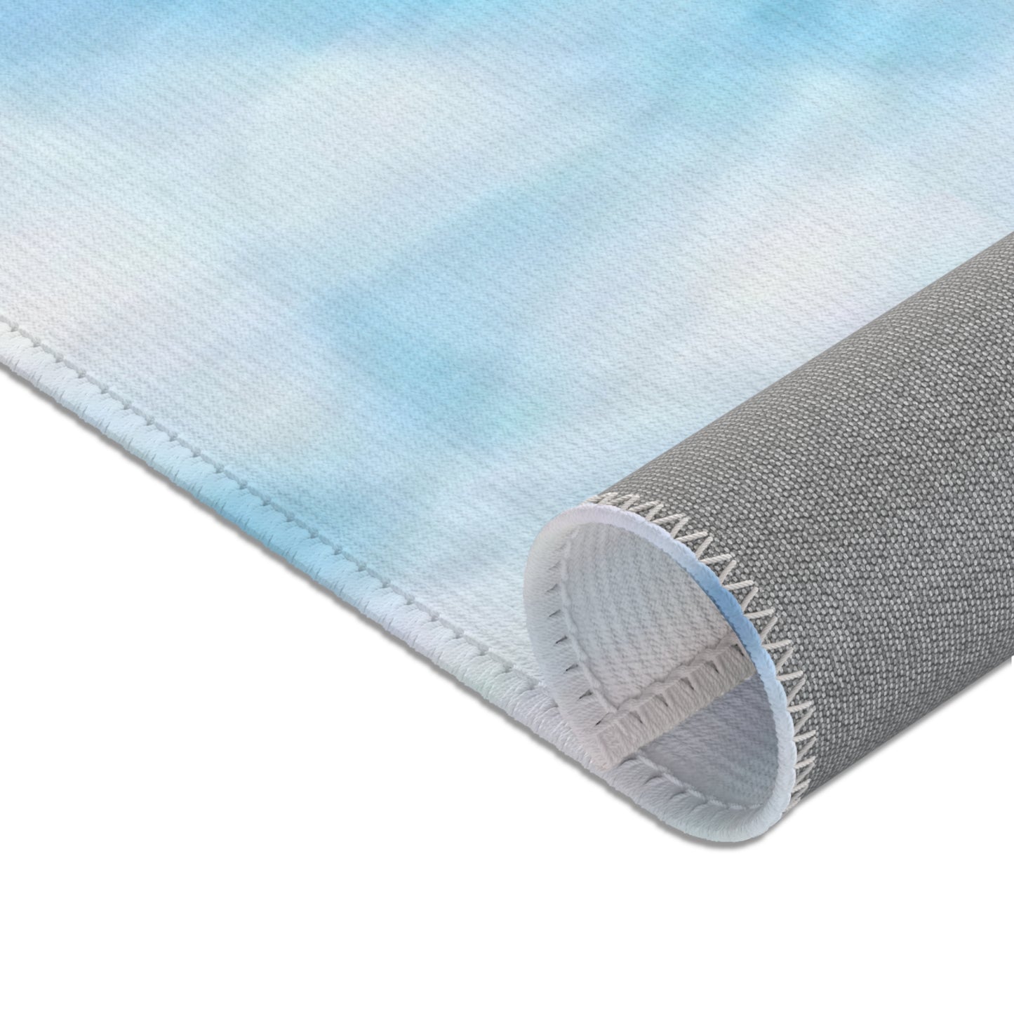 Blue Sugar: (48"x72") Ethereal Aesthetic Area Rug, Soft Abstract Rug for Home Decor, Living Room Accent, Cozy Bedroom Mat, Unique Housewarming Gift