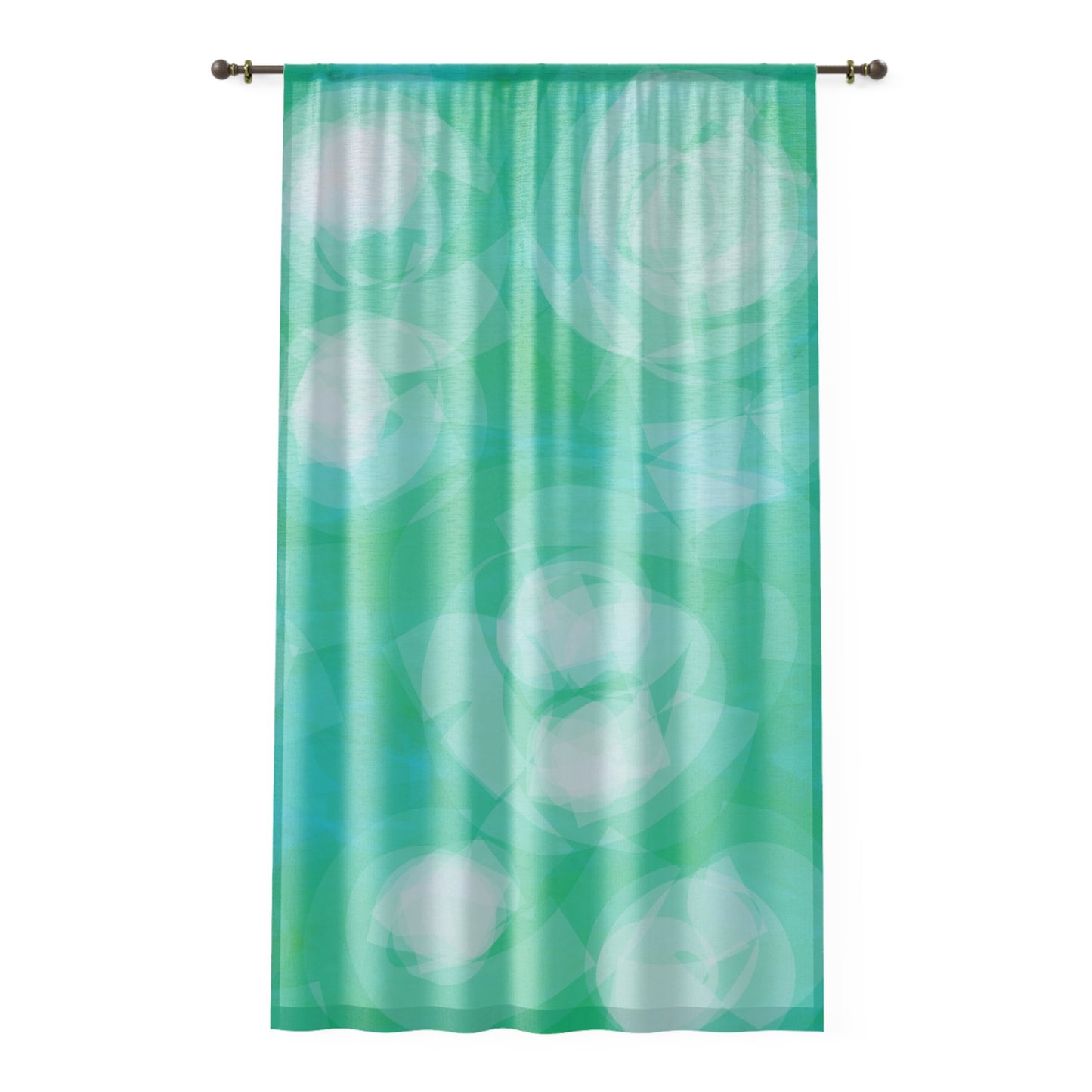 Sharona: Botanical Sheer Window Curtain - Elegant Fresh Design for Brightening Your Space