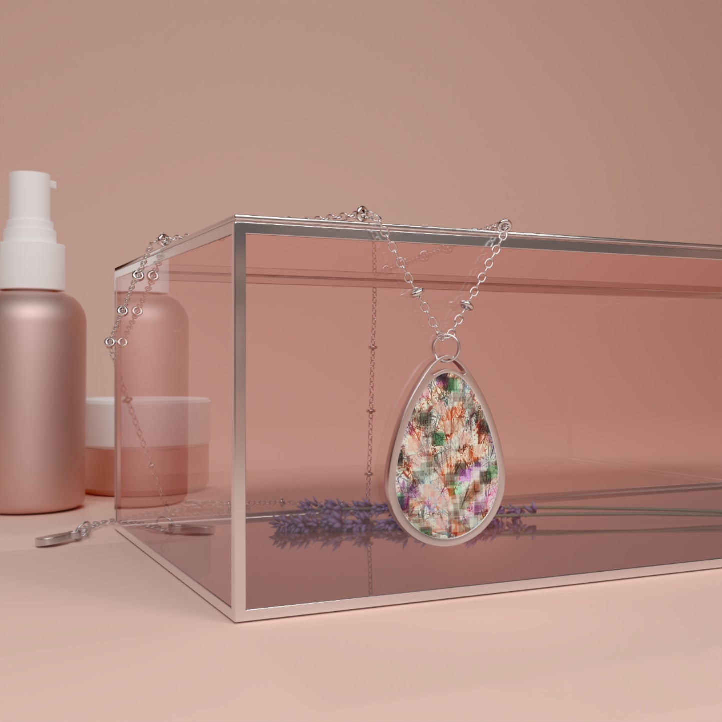 Dorothy: Romantic Elegant Oval Botanical Necklace - Perfect for Nature Lovers & Special Occasions