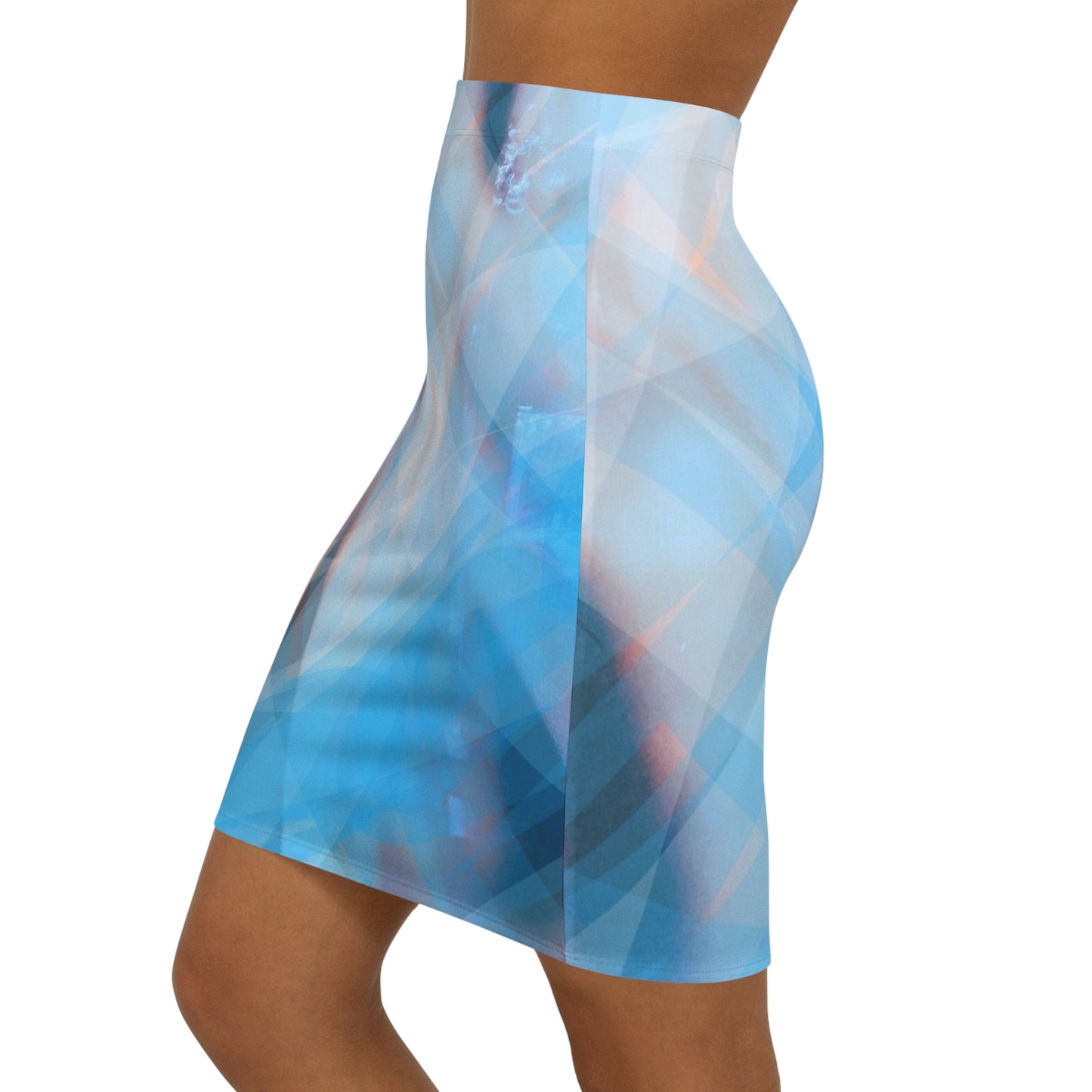 Cool Cool: Women's Mid-Waist Pencil Skirt (AOP)