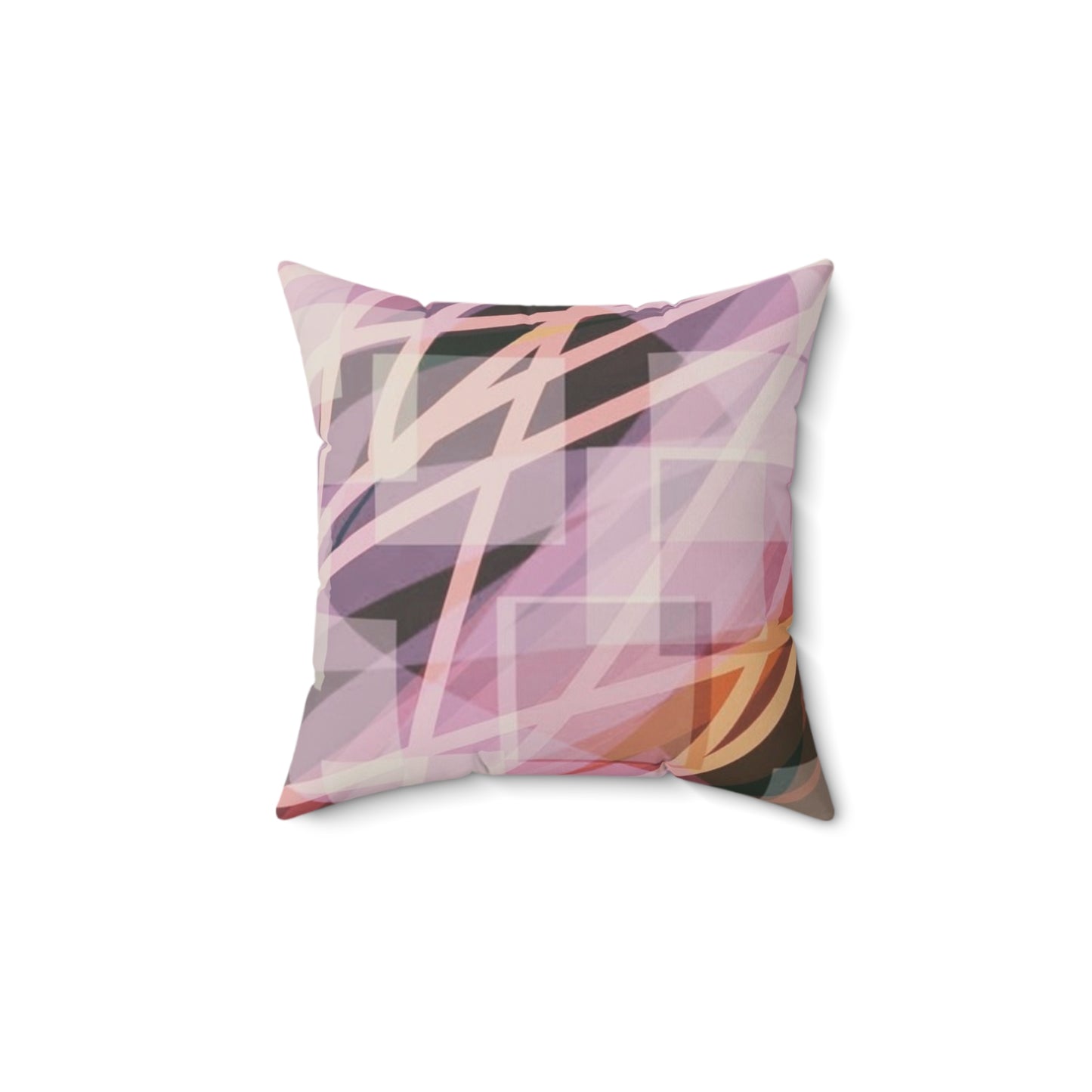 Suzie: Abstract Art Faux Suede Pillow, Cozy Home Decor, Modern Throw Pillow, Bohemian Cushion, Gift for Her, Unique Accent Piece