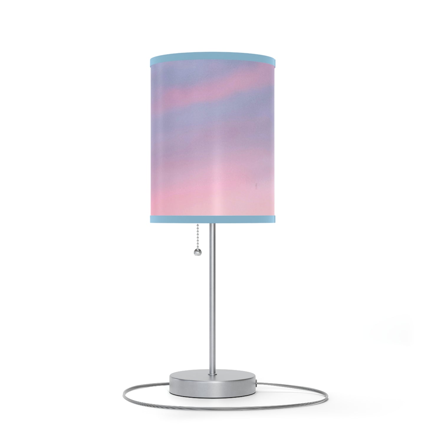 Soothing Sky: Light Blue Trim; Tranquil Sunset Table Lamp, Soft Glow Nightlight, Modern Home Décor, Perfect Gift for Housewarming, Relaxing Atmosphere, Bedroom Lighting