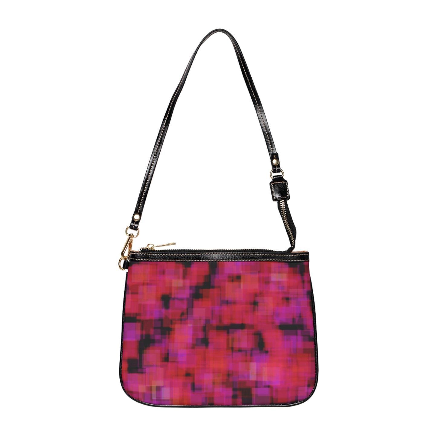 Amaltheia: Vibrant Hip Abstract Small Shoulder Bag, Chic Crossbody Purse, Fashionable Evening Clutch, Colorful Travel Accessory, Trendy Daily Handbag, Faux Leather
