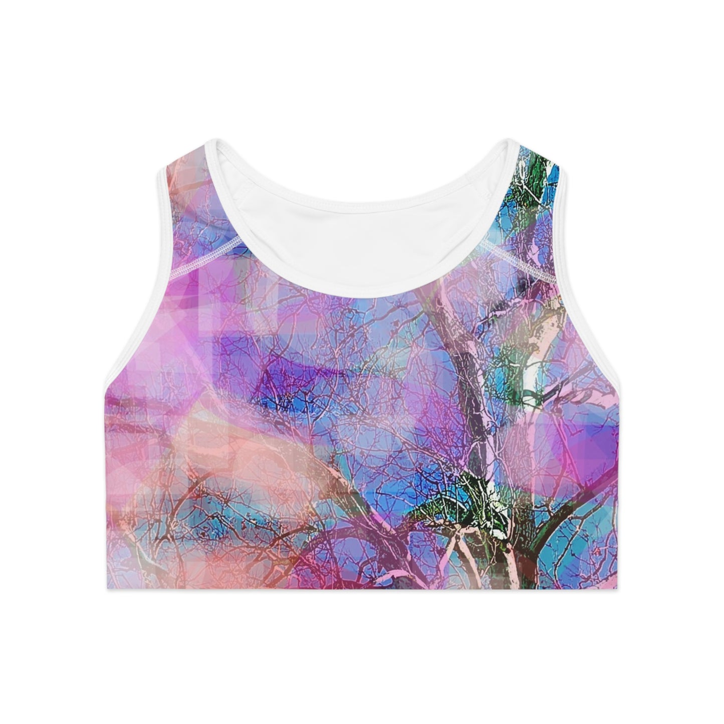 Woo hoo : ) Sports Bra (AOP)