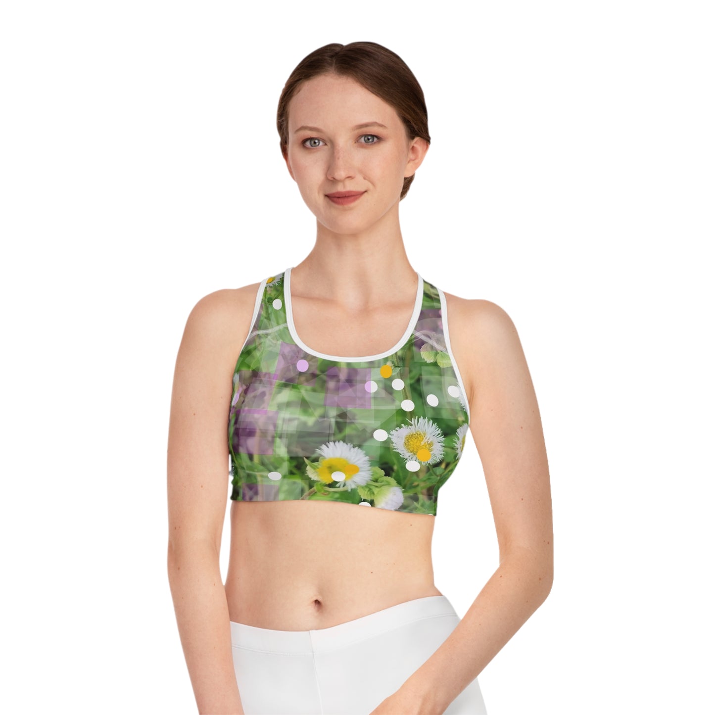 Wildflowers: Sports Bra (AOP), Nature Lovers