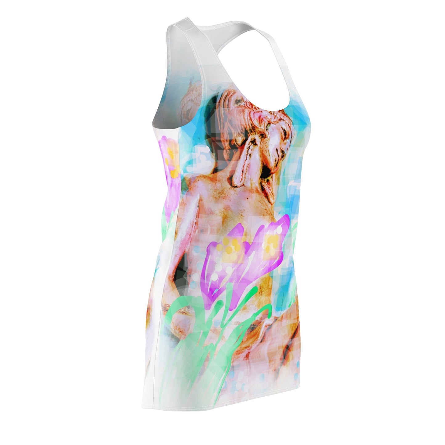 Adore: Women's Cut & Sew Racerback Dress (AOP)