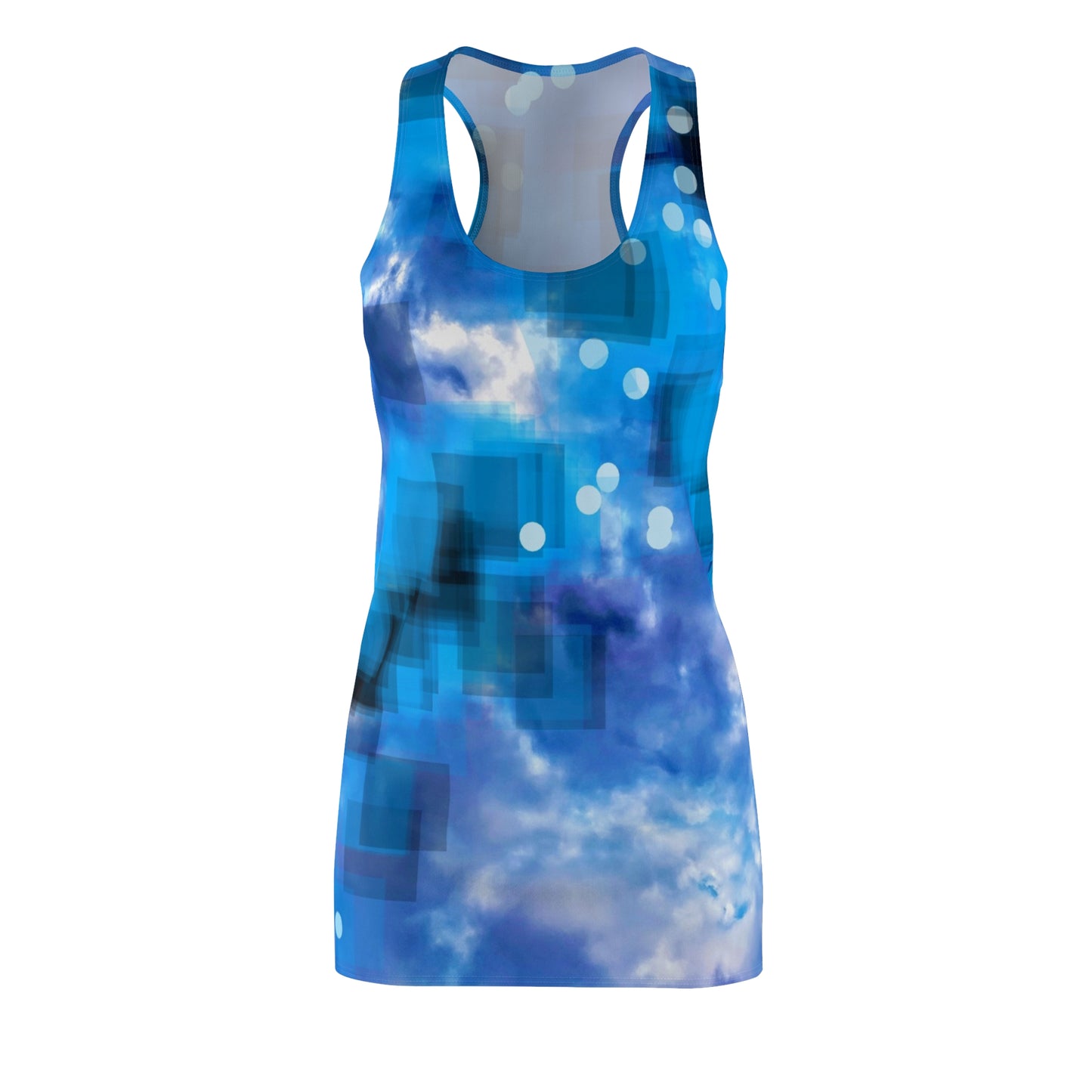 Surreal: High Vibes Women's Cut & Sew Racerback Dress (AOP), Casual Chic