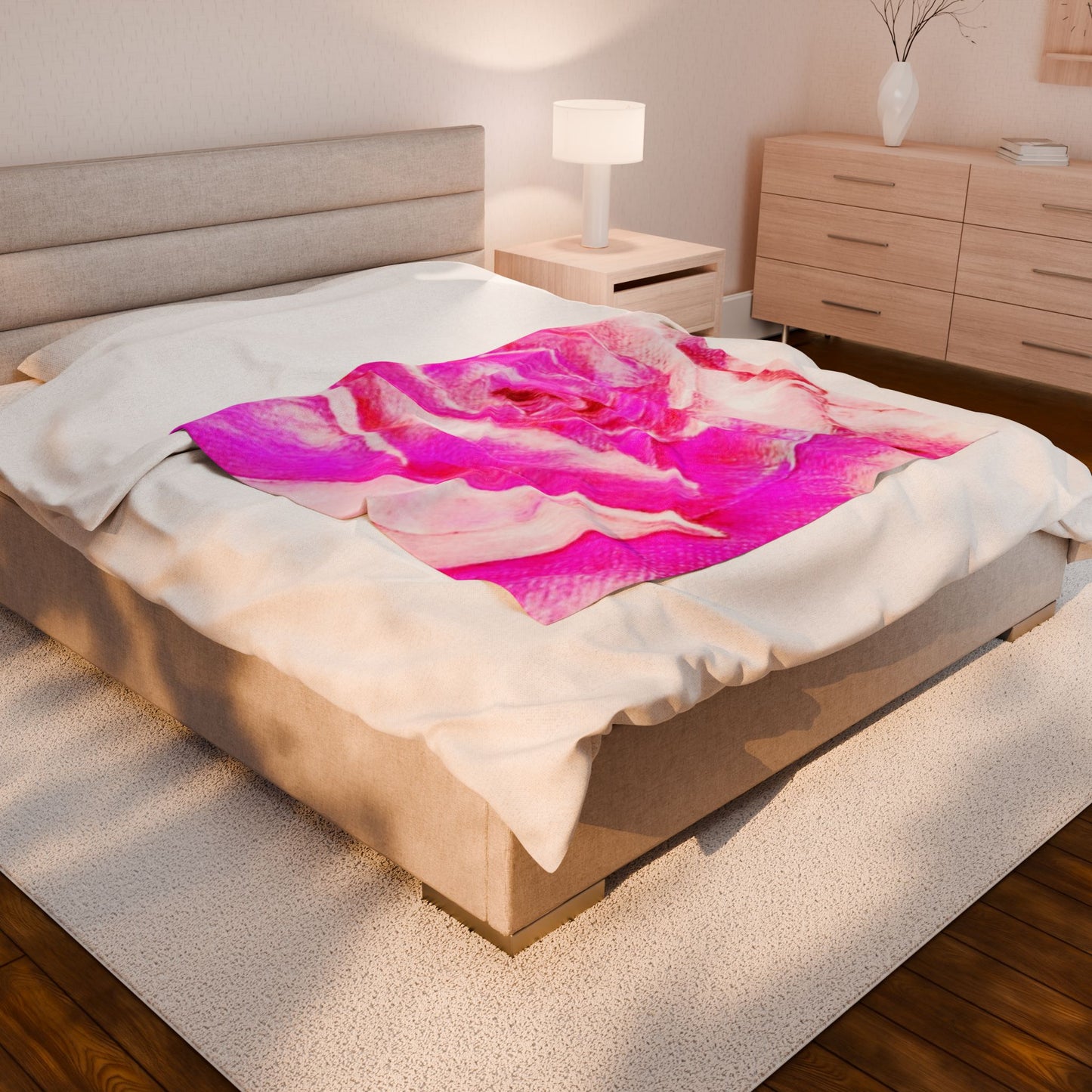 Rose High: Velveteen Plush Blanket: 50"x60"