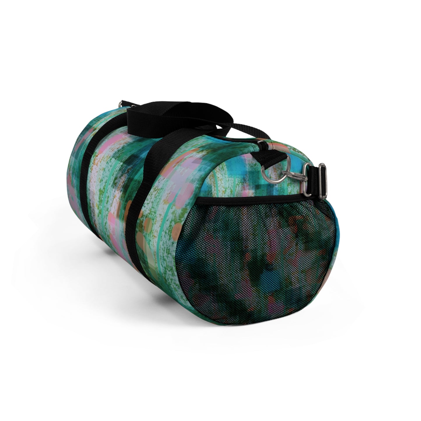 Tuesday Afternoon: Abstract Green Art Duffel Bag for Travel & Gym