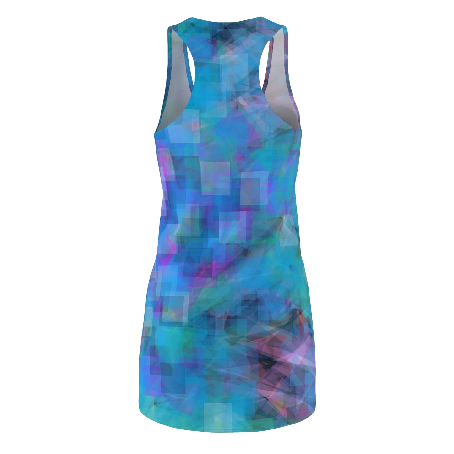 Clementina: Vibrant Abstract Racerback Dress for Women | Perfect Summer Outfit