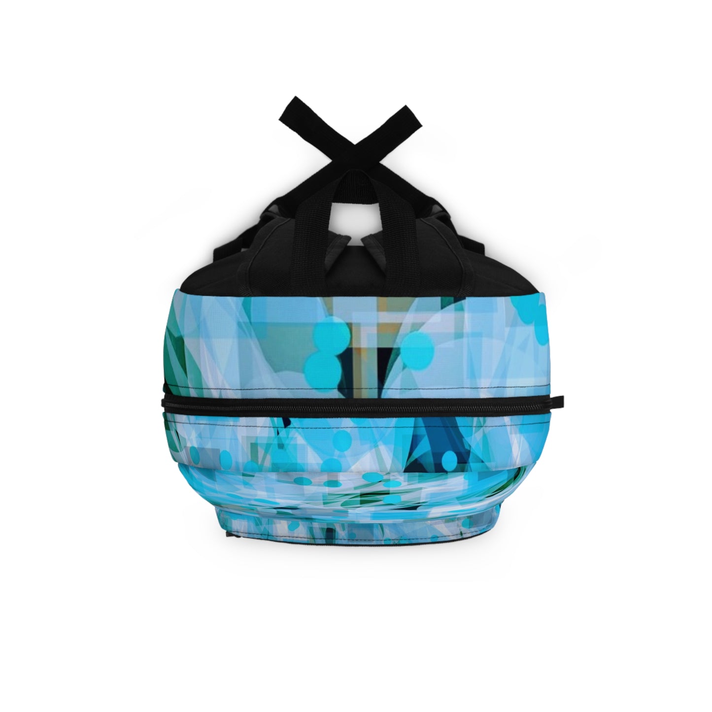 Cascadia: Aqua Abstract Pattern Backpack, Travel Gear, Unique Gift for Students, Stylish Everyday Carry