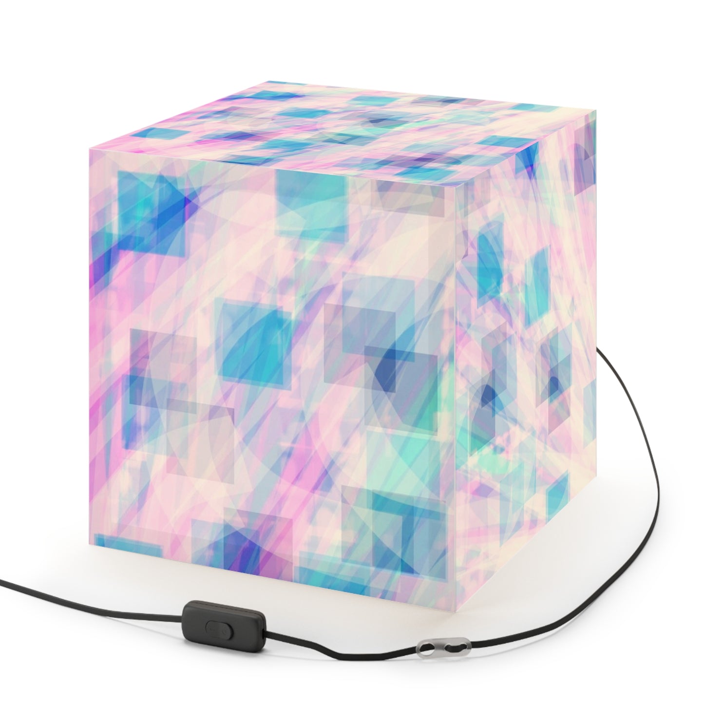 Light Codes: Good Vibes Colorful Pendant Light - Modern, Boho Atmosphere, Home Decor, Unique Gift, Soothing Ambiance, Bedroom, Living Room, Table Lamp