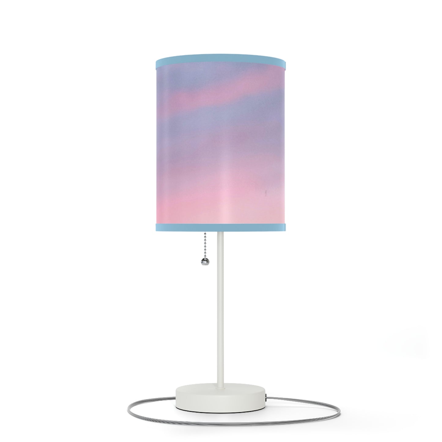 Soothing Sky: Light Blue Trim; Tranquil Sunset Table Lamp, Soft Glow Nightlight, Modern Home Décor, Perfect Gift for Housewarming, Relaxing Atmosphere, Bedroom Lighting