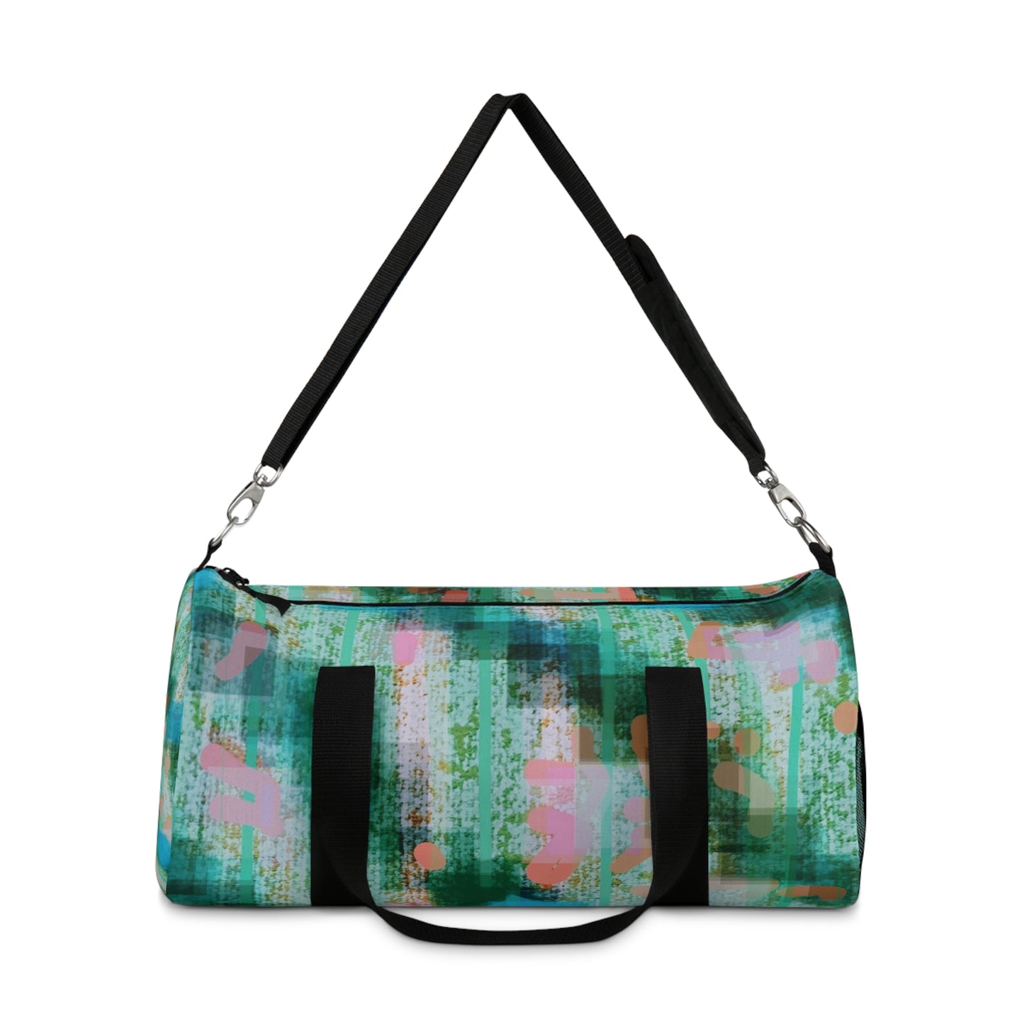 Tuesday Afternoon: Abstract Green Art Duffel Bag for Travel & Gym