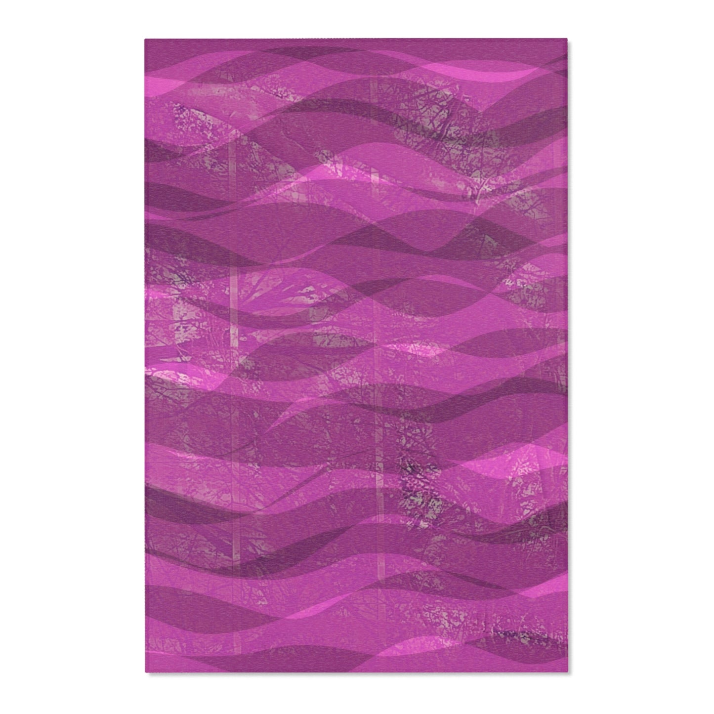 Ruby: 48"x72" Vibrant Ruby Wave Area Rug - Stylish Home Décor for a Cozy Ambiance