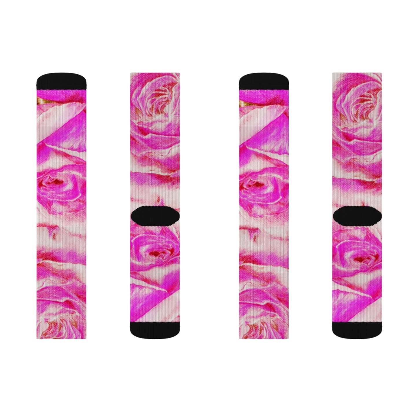 Rose High: Sublimation Socks