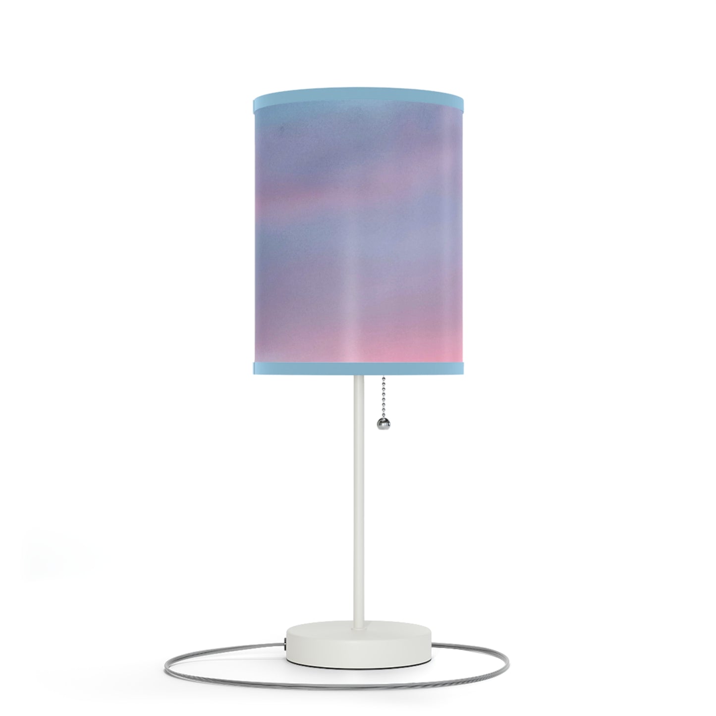 Soothing Sky: Light Blue Trim; Tranquil Sunset Table Lamp, Soft Glow Nightlight, Modern Home Décor, Perfect Gift for Housewarming, Relaxing Atmosphere, Bedroom Lighting