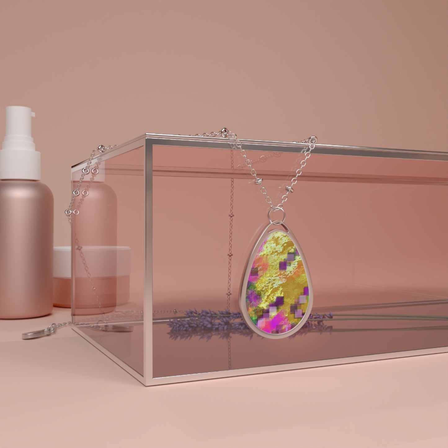 Hazel: Stylish Mystic Oval Necklace with Uplifting Design - Perfect for Gift Giving and Everyday Wear