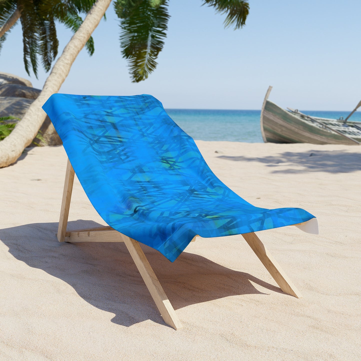 Carmen: Vibrant Beach Towel, Ocean-Inspired Towel for Summer, Poolside Accessory, Vacation Essentials, Stylish Beach Accessory