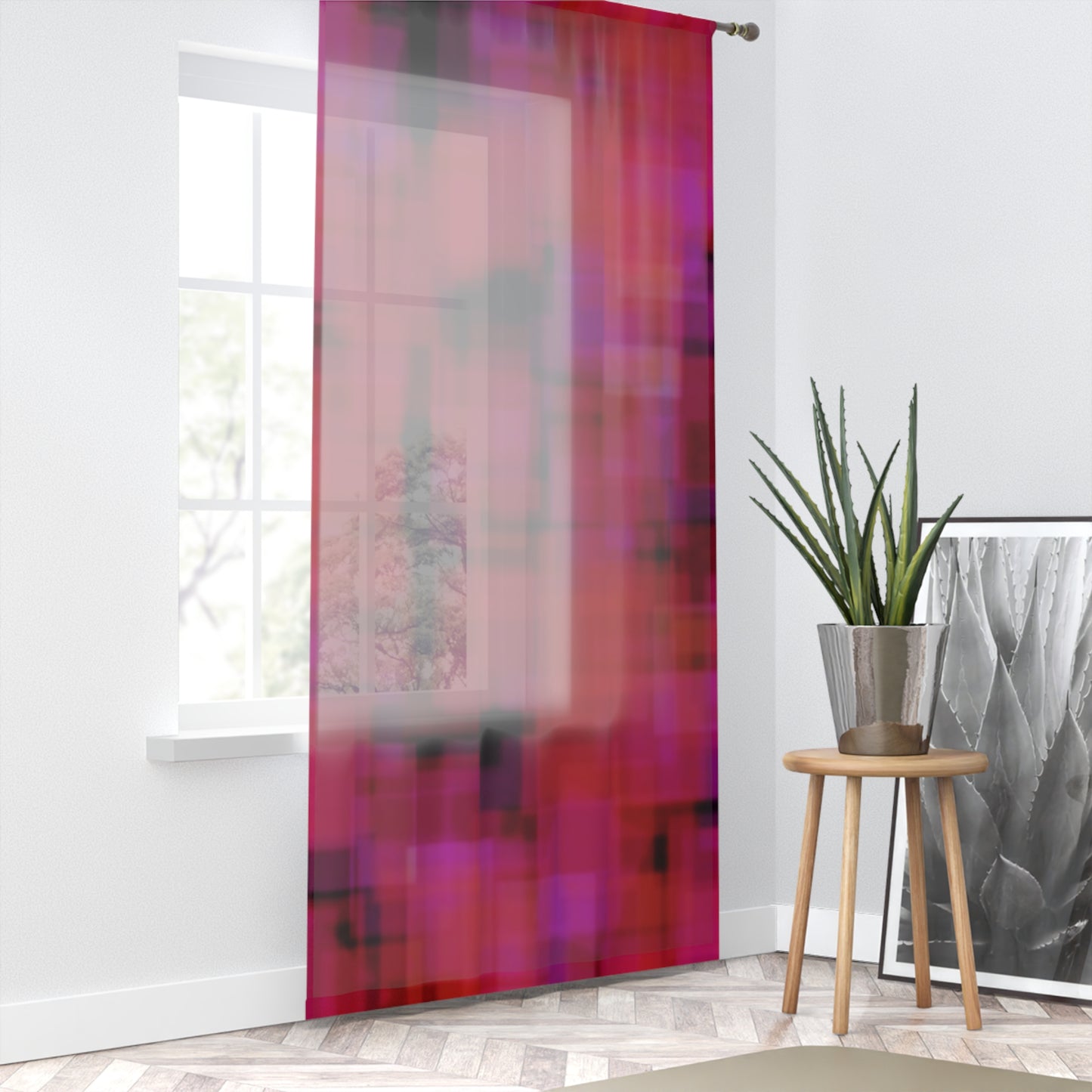 Amaltheia: Sheer Mystical Modern Curtains, Love Essence