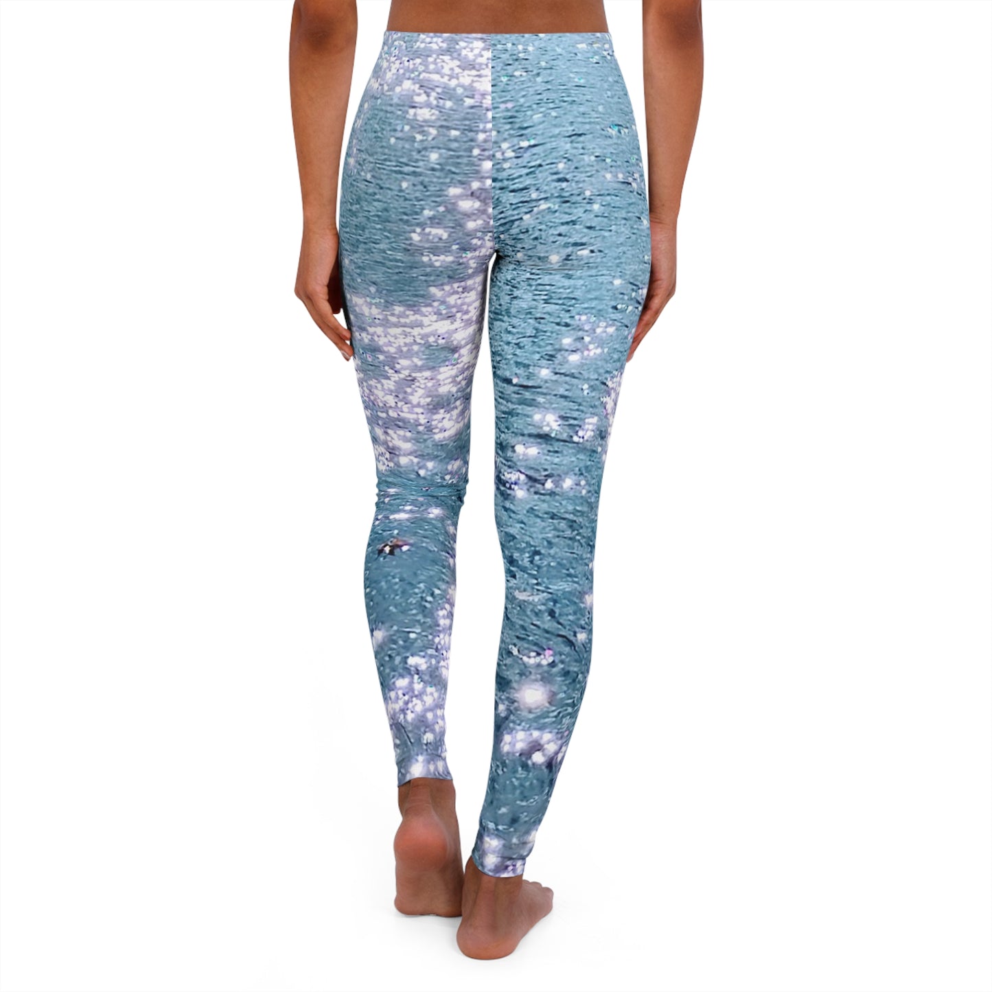 Water Diamonds: Women's Casual Spandex Leggings (AOP)