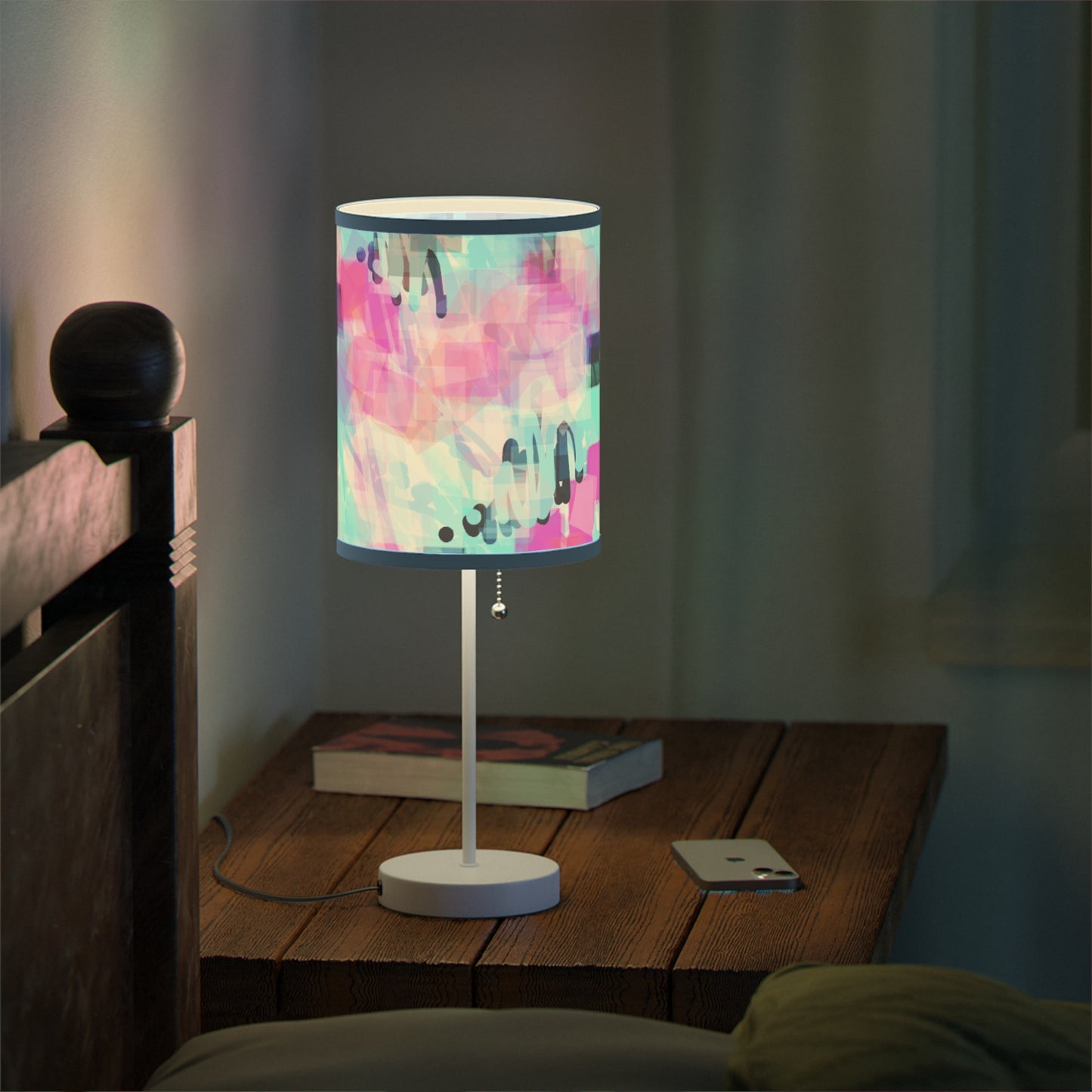 Anastasia: Soft, Lively Vibes Abstract Table Lamp, Modern Home Decor, Bedroom Lighting, Artistic Lamp, Living Room Accent Light, USB|CA Plug