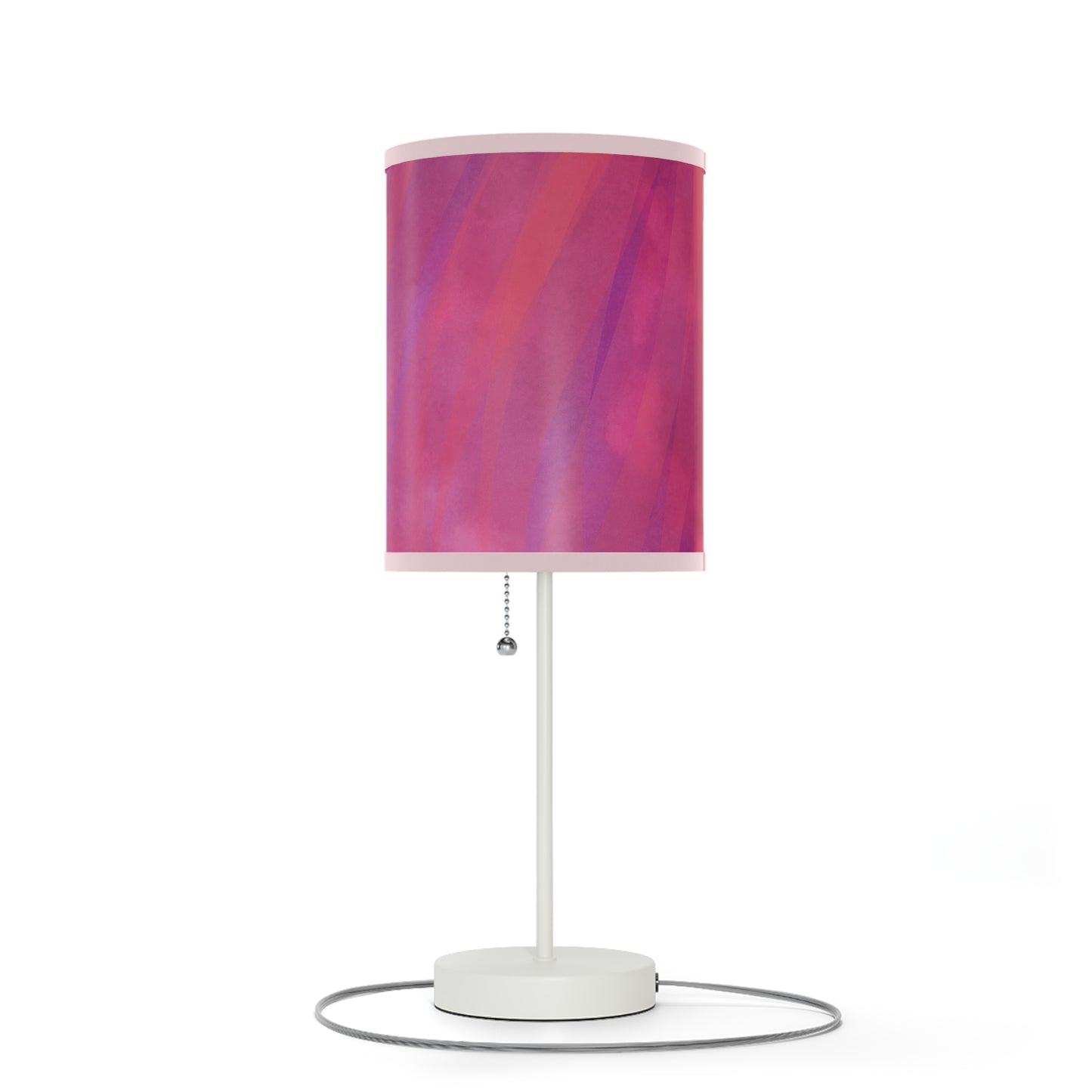 Sophia: Pink Trim; Modern Pink Gradient Table Lamp - Stylish Home Decor for Cozy Vibes