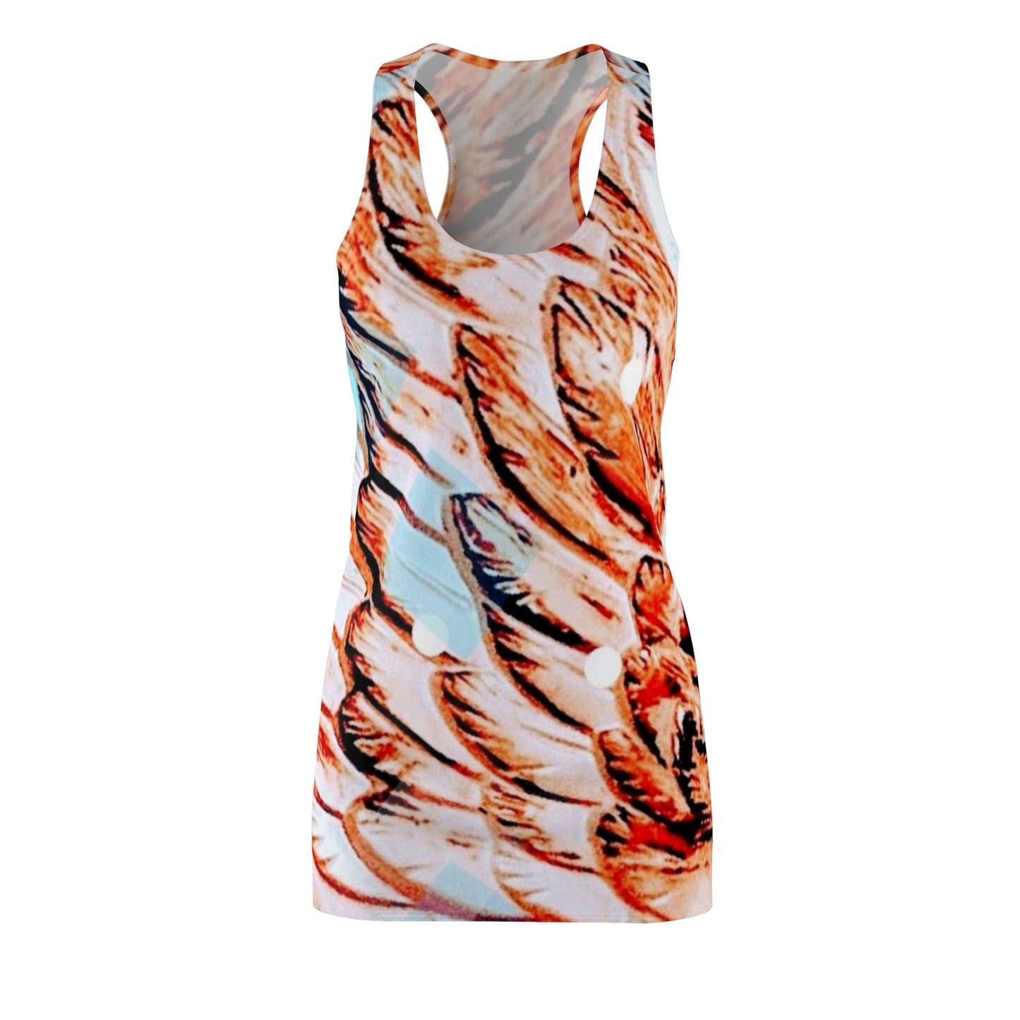 Swan: Women's Cut & Sew Racerback Dress (AOP)