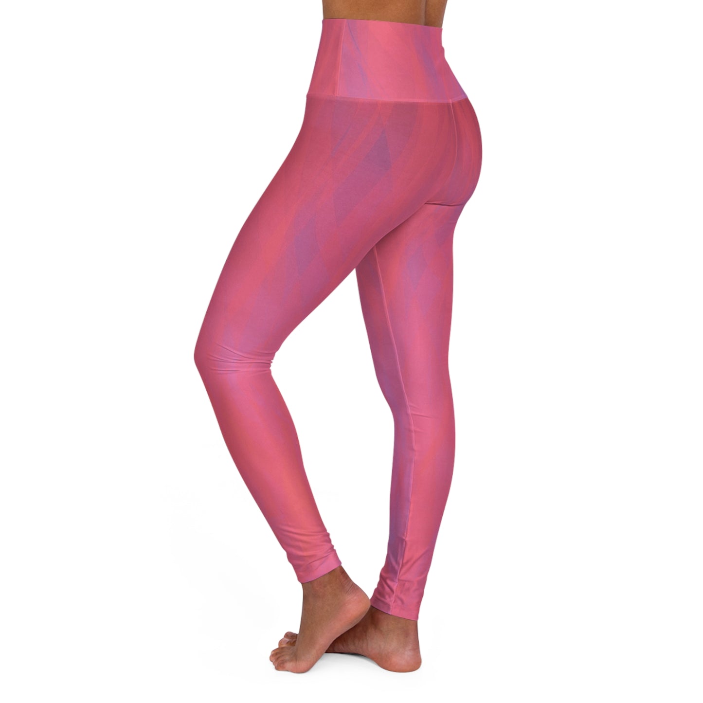 Aphrodite: High Waisted Fashion Leggings - Stylish Workout Tights, Activewear for Fitness, Comfortable Yoga Pants, Gift for Athletes, Pink Leggings, Streetwear