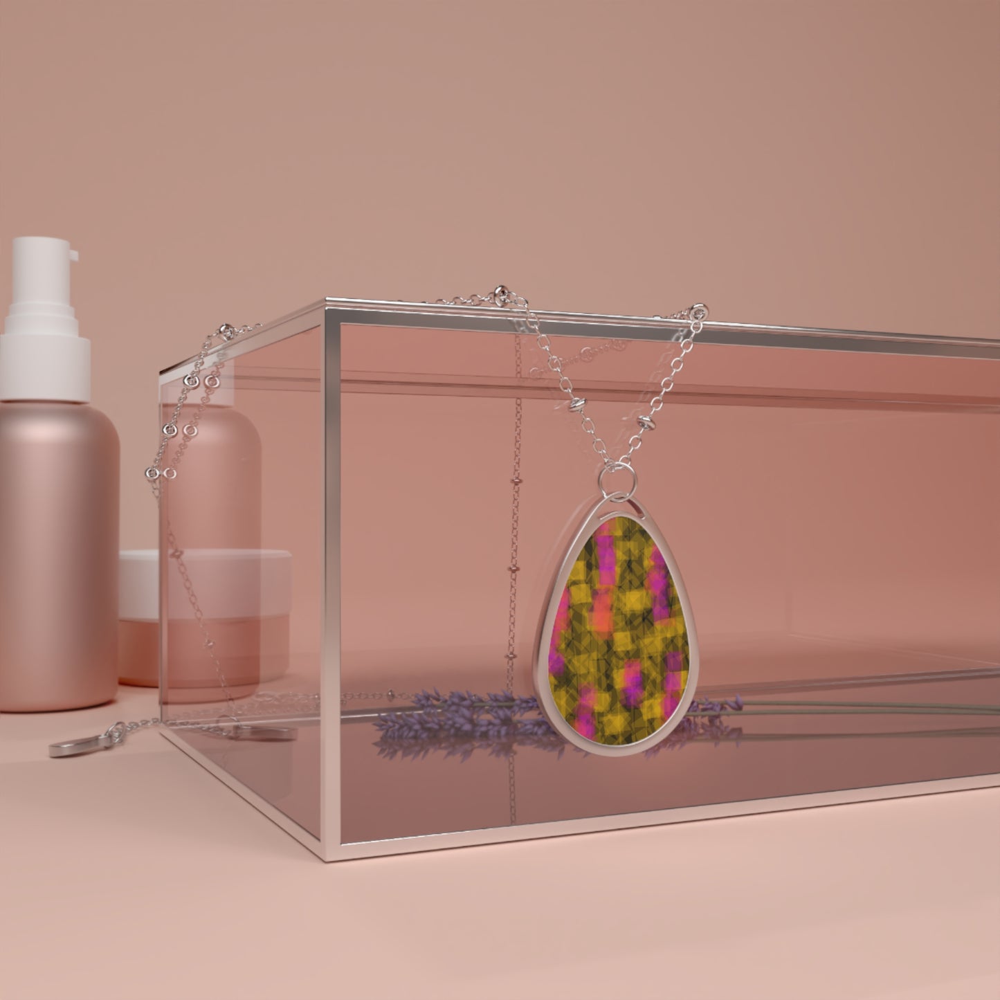 Bom: Bohemian Teardrop Necklace - Colorful Elegant Jewelry Statement