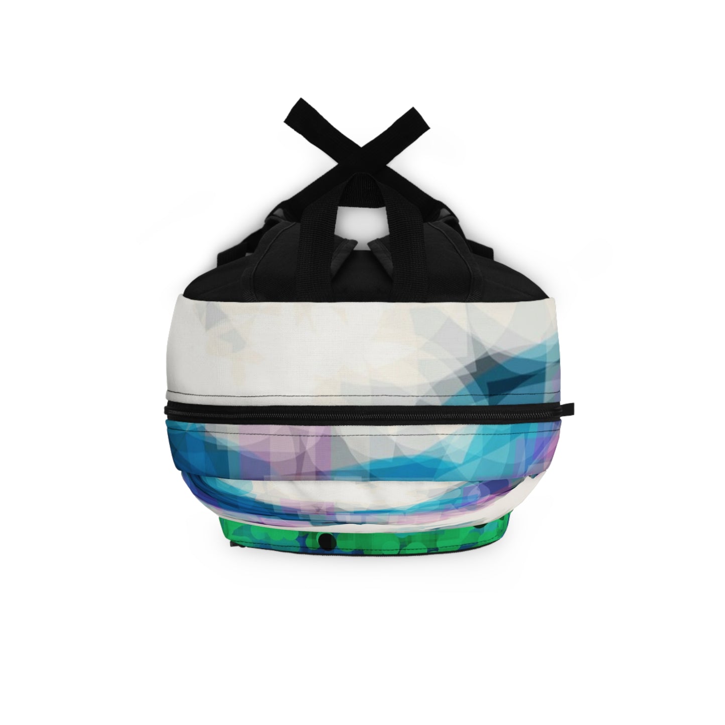 Earth Realms: Vibrant Mountain Scene Backpack - Colorful Travel Gear for Nature Lovers