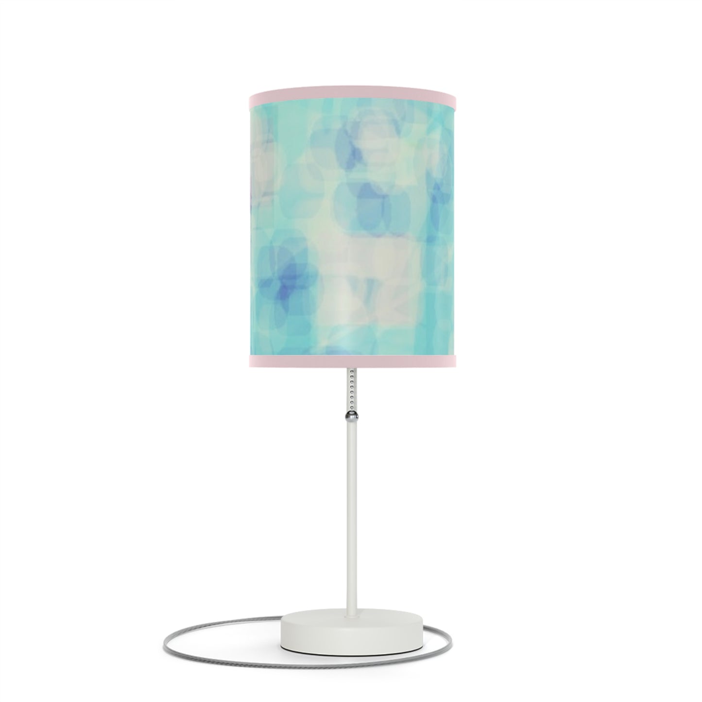 Celia: {Pink Trim} Tranquil Table Lamp, Soft Ambiance Light, Bedroom Decor, Modern Home Accent, Stunning Gift for Her, Desk Lighting
