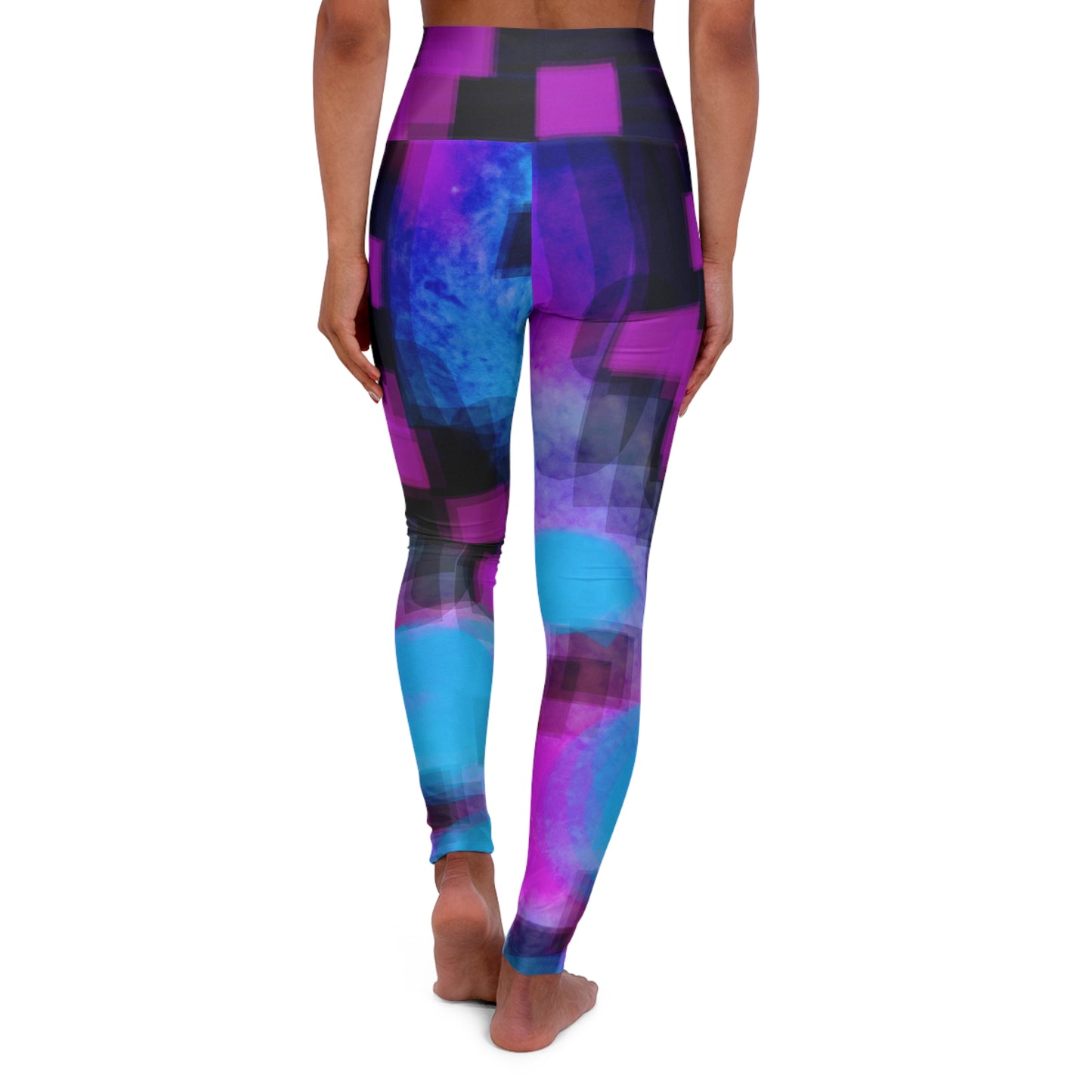 Take Care: Vibrant High Waisted Leggings - Stylish Fitness Wear for Active Lifestyles, Chill Vibes Streetwear