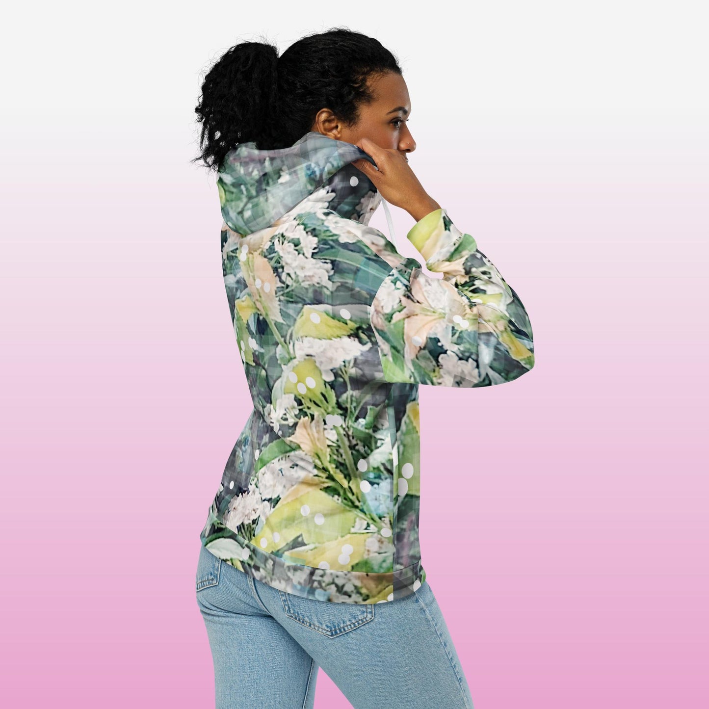 Blossomi: Unisex zip hoodie