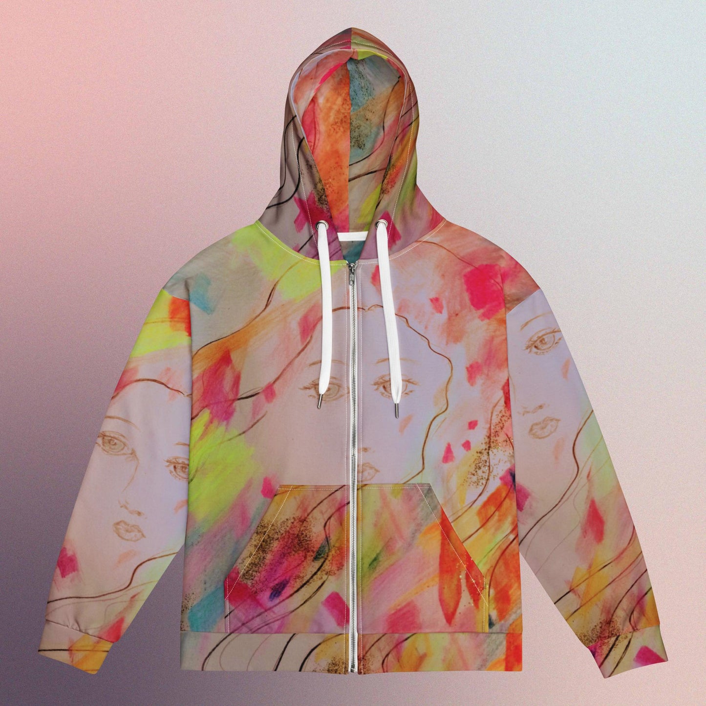 Angel Friend: Unisex zip hoodie