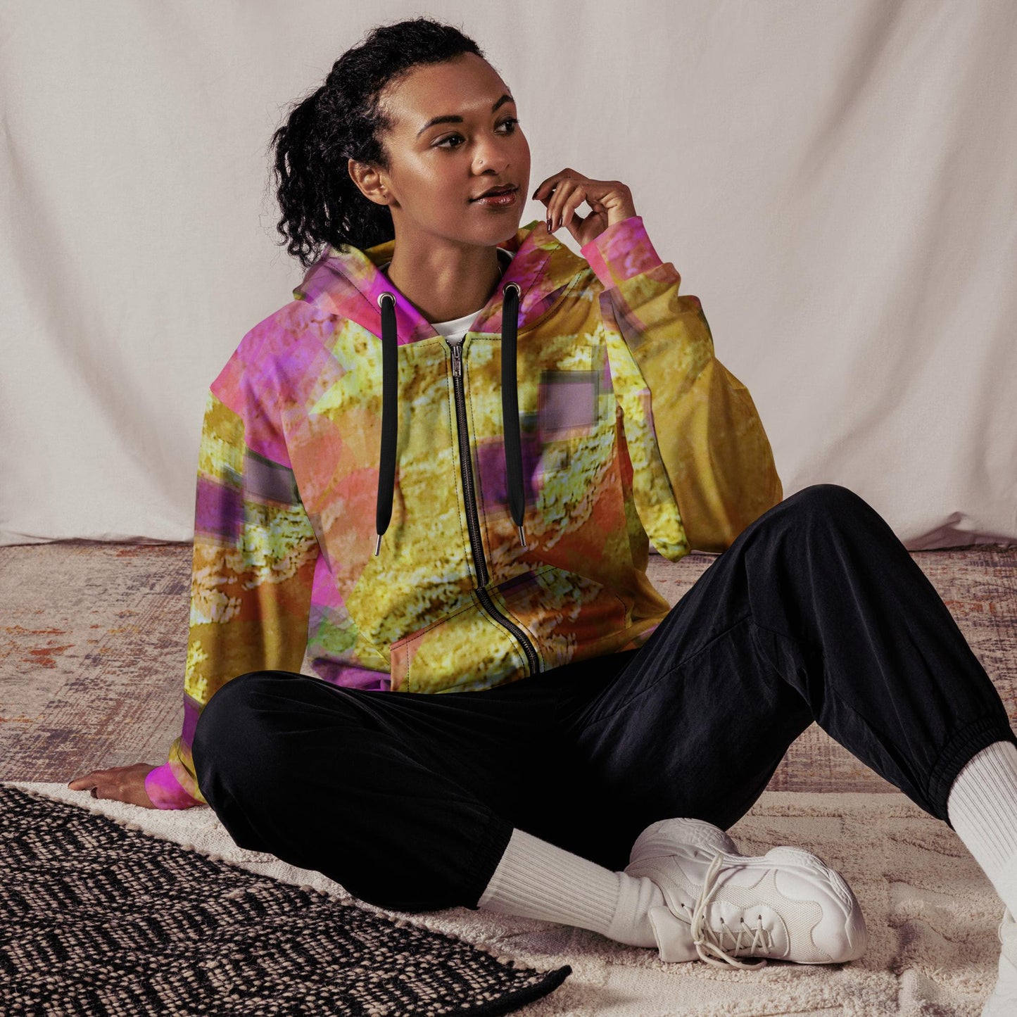 Hazel: Unisex zip hoodie