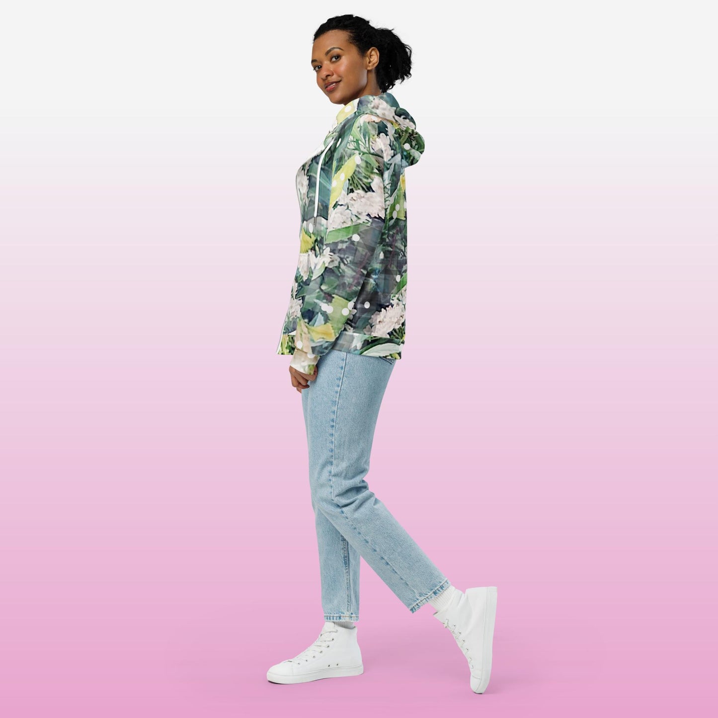 Blossomi: Unisex zip hoodie