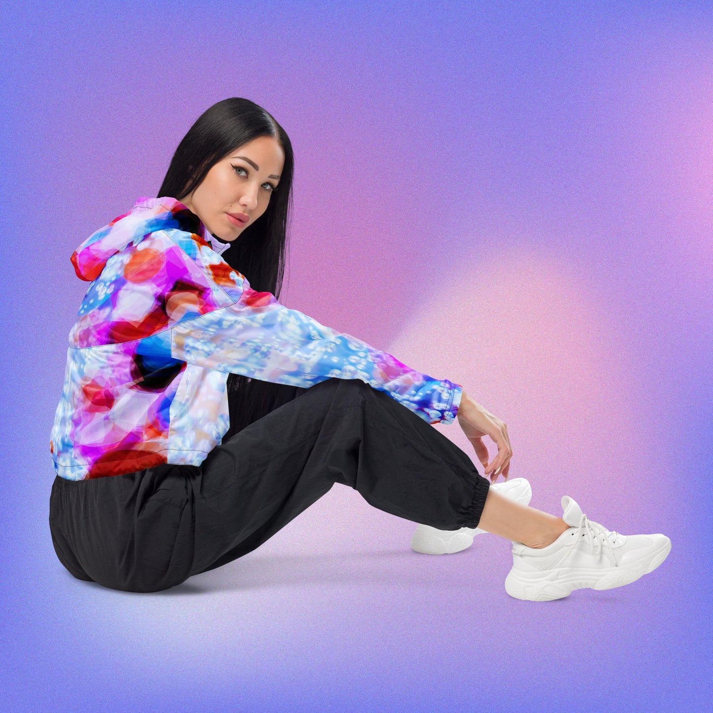 Effervescent: Women’s cropped windbreaker