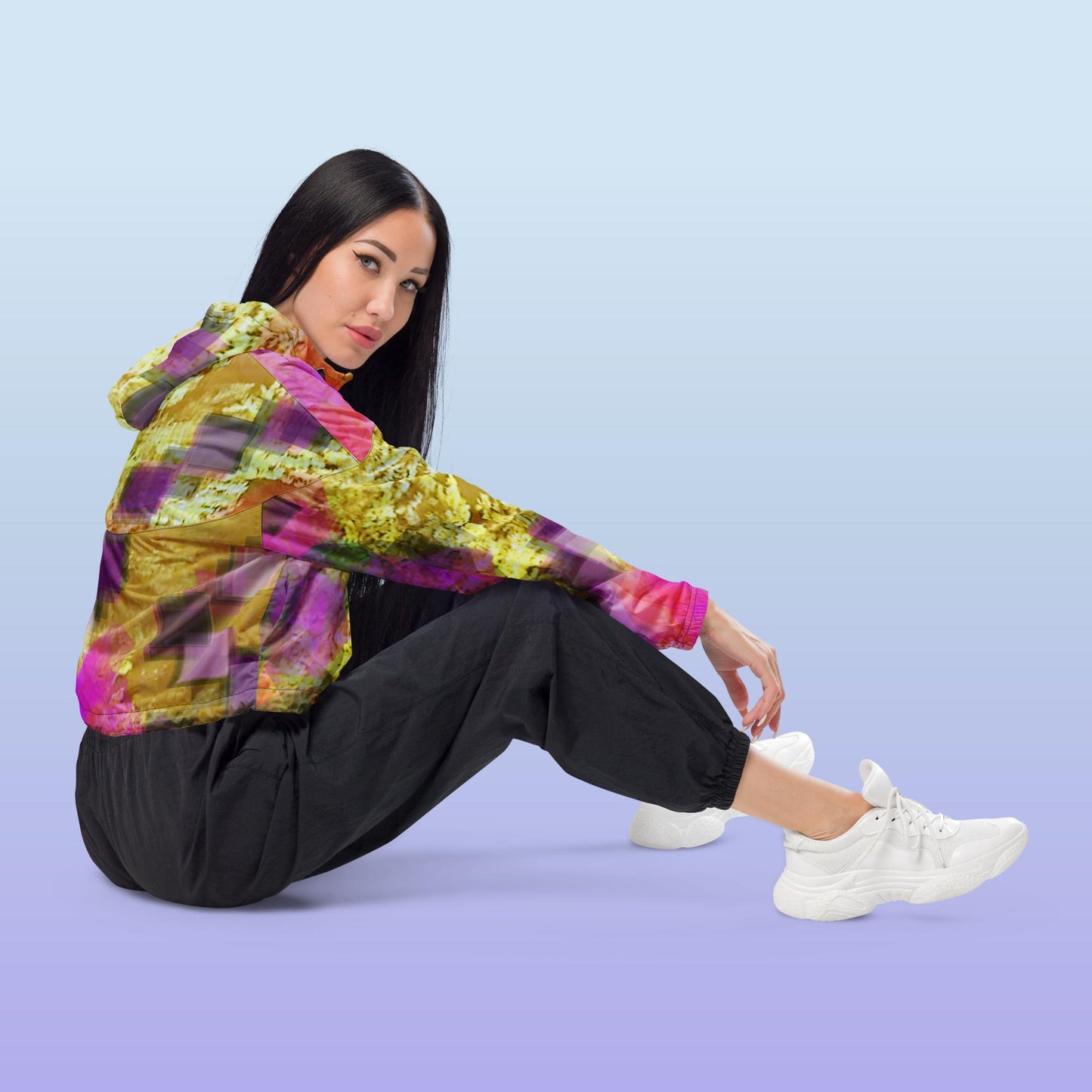 Hazel: Women’s cropped windbreaker