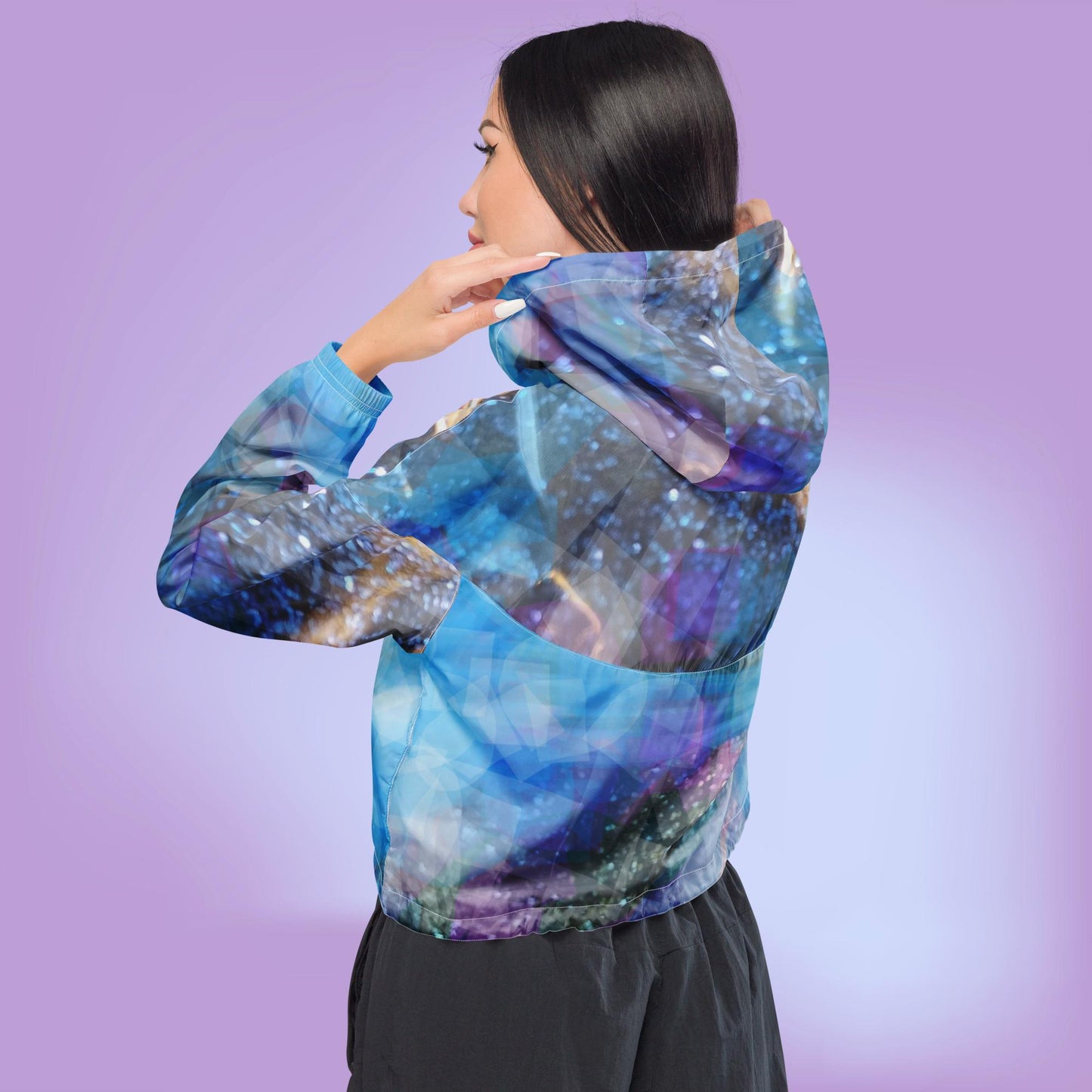 Sapphire Fuel: Women’s cropped windbreaker