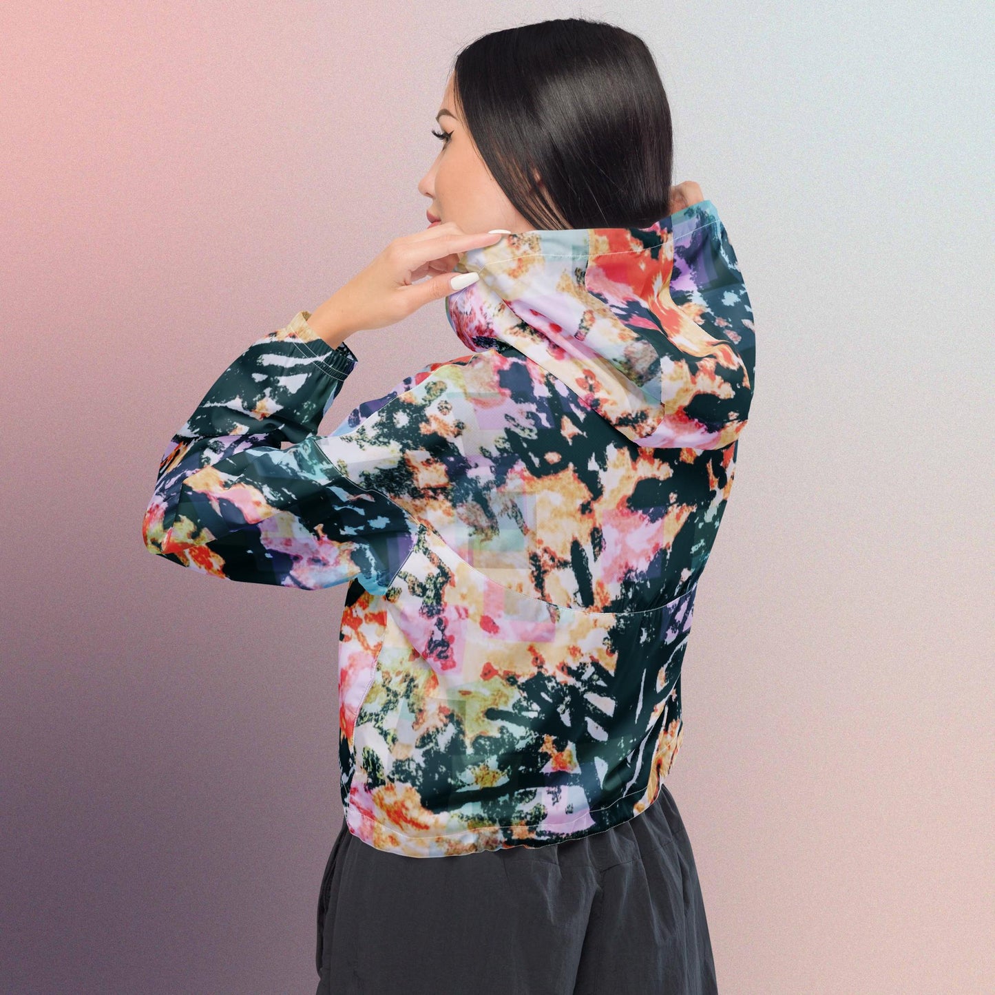 Tree Luv: Women’s cropped windbreaker