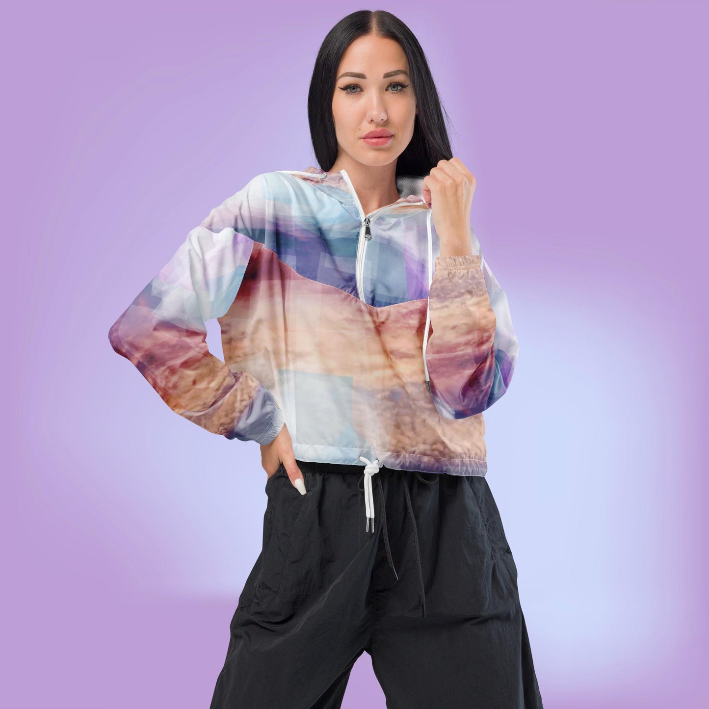Andromeda: Women’s cropped windbreaker