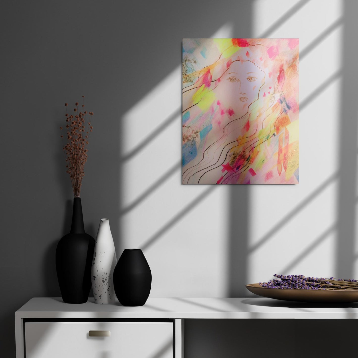 Angel Friend: Metal prints: 16"x20"