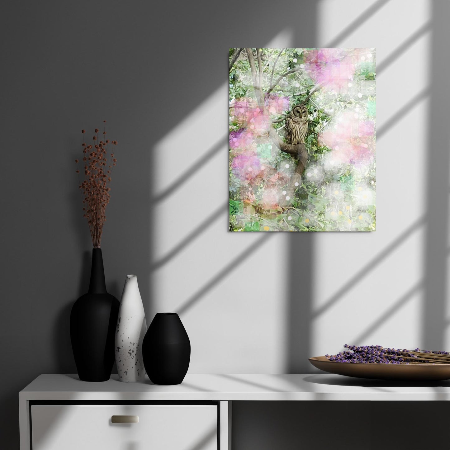 Woodland Owl: Metal prints: 16"x20"