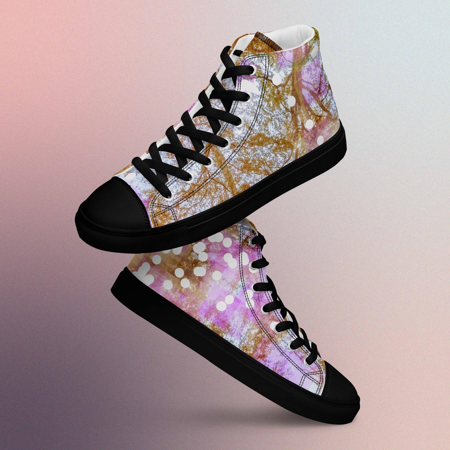 Auburn: Women’s high top canvas shoes: BK