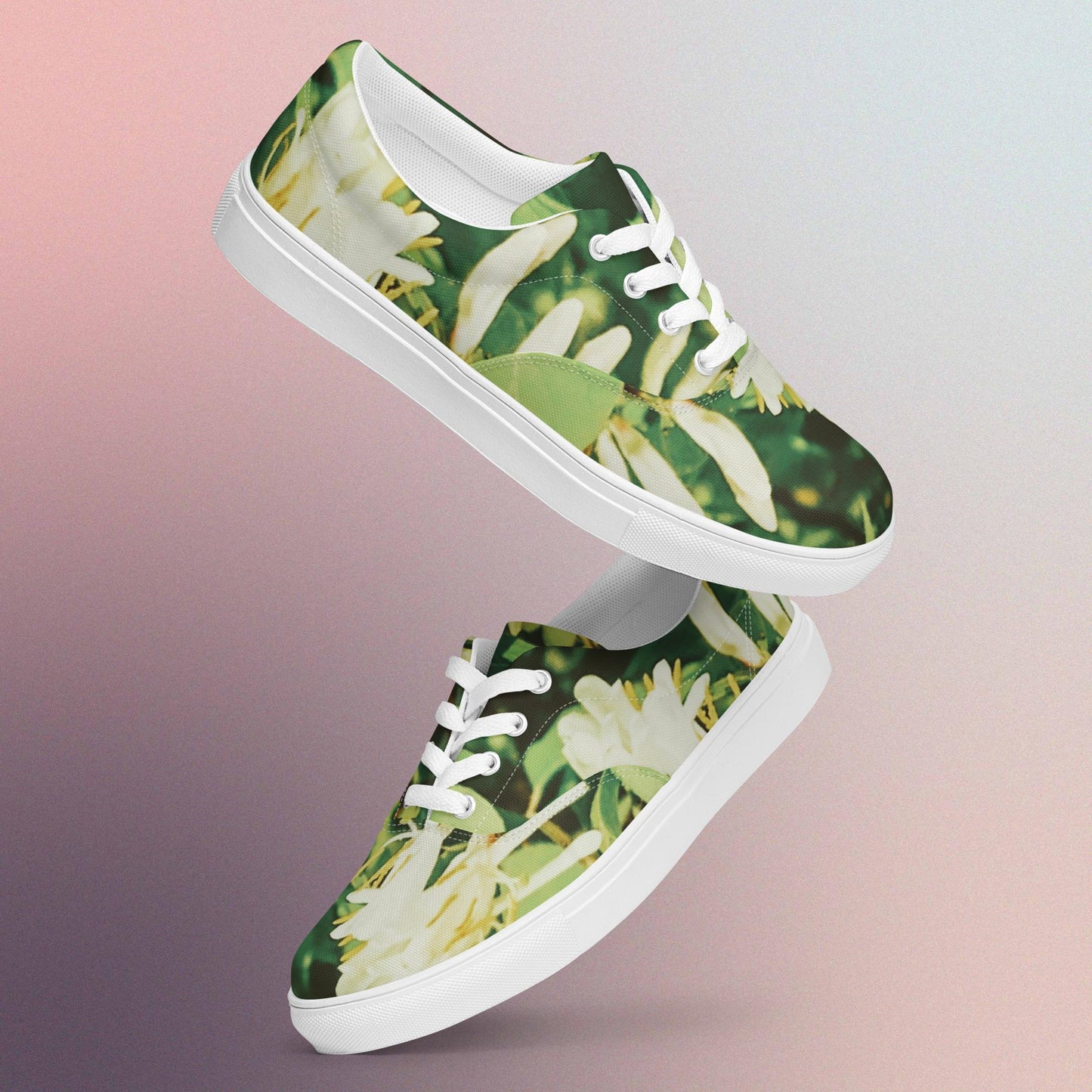 Honeysuckle: Women’s lace-up canvas shoes