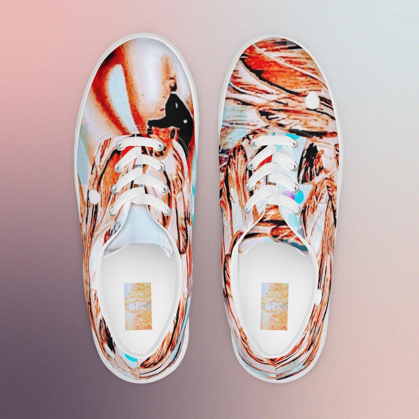 Swan: Women’s lace-up canvas shoes